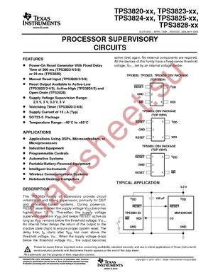 TPS3823-33DBVT datasheet  